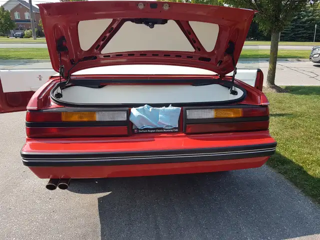 1983 Mustang GLX Convertible (V6 Auto) in Classic Cars in Oshawa / Durham Region - Image 7