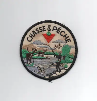 Canadian tire Chasse & pêche écusson