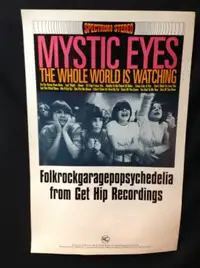 MYSTIC EYES (THE WHOLE WORLD IS WATCHING) BAND MINI PROMO POSTER