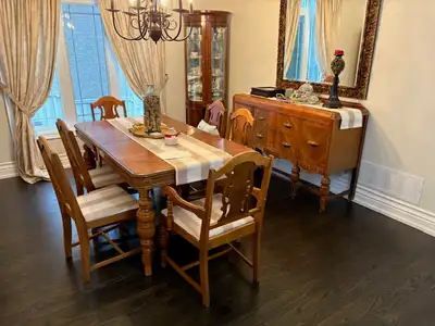 1920's ERA DINNING ROOM SET, View more