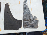 Set of four rubber mud flaps