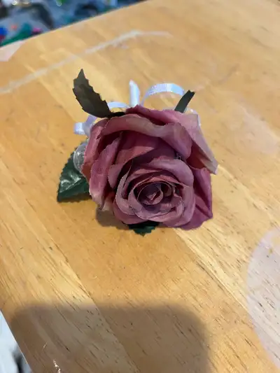 Dusty pink and pink rose boutonnières for sale, all new , View more