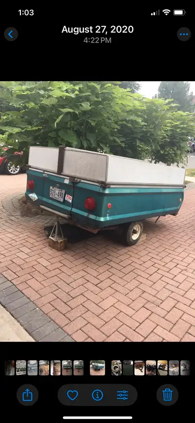 I'm selling a Vesely Company Eagle aluminum camping trailer, perfect for you. It features a durable...