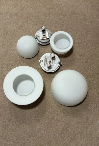 Globe light and base, View more