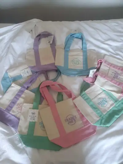 Trader Joe mini tote bag 8 available