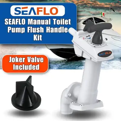 I ordered this SEAFLO Manual Toilet to replace the one on my Jabsco marine toilet in my sailboat, bu...