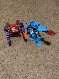Transformers McDonald’s Robots in Disguise Steeljaw and Clampdow