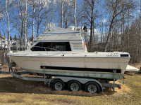 28ft commander project boat with tri axle trailer 