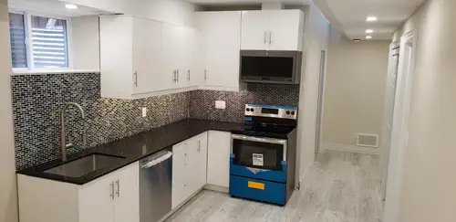spacious and modern private room in a newly built 2 bedroom luxury basement apartment! Private entra...