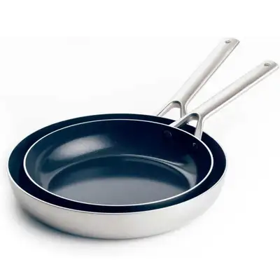 Blue Diamond Stainless Steel Ceramic Nonstick Pan, View more