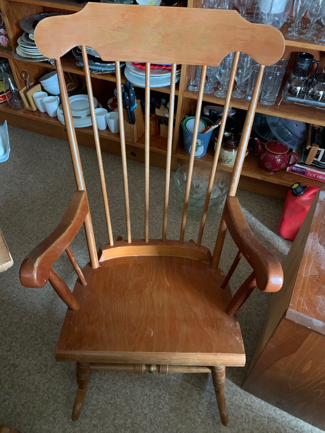 Wood Rocking chair  in Chairs & Recliners in Summerside