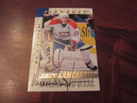 1997-98 Be A Player Autographs #157 Vincent Damphousse Canadiens