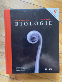 Manuel de Biologie - Campbell / Reece, 3e edition, FR