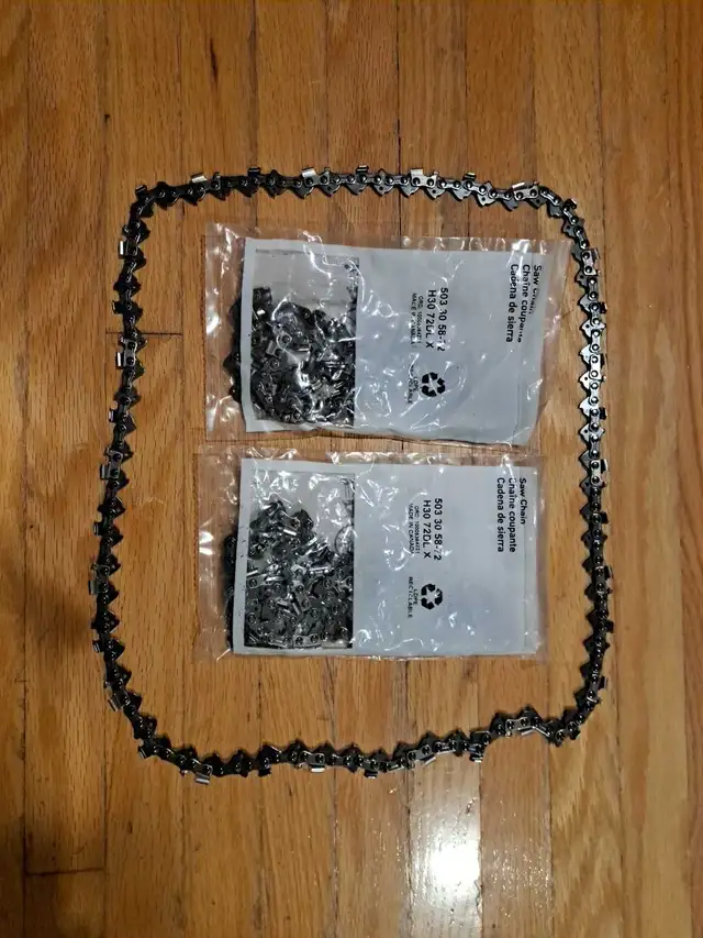 3 SAW CHAIN 18" HUSQVARNA ECHO .325 .050 72DL  MADE BY OREGON in Power Tools in City of Toronto - Image 2