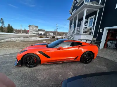 Corvette ZR1 2019 automatique Package ZR option 3 07 Package Carbon full Exhaust performance Mint co...