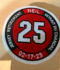 Looking for Chris Neil retirement patch OR BEST OFFER
