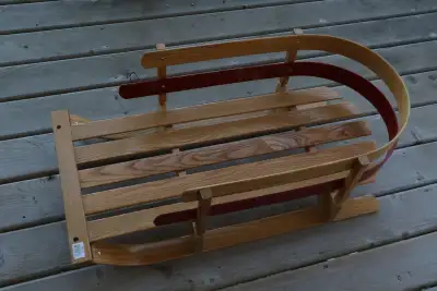 Child’s Wooden Sled, View more