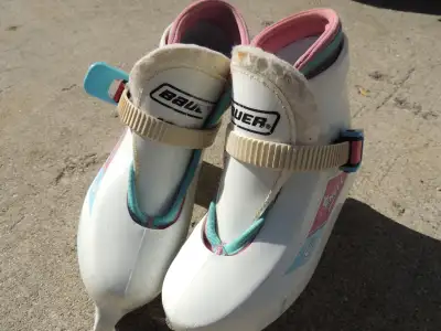 BAUER Li'L Angel Ice Skates - White, View more
