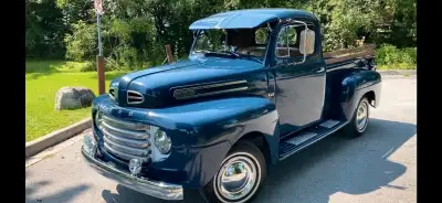 A thing of beauty. 1949 Ford F47 short box. Flathead V8. 84000 miles. New tires and brakes. Runs gre...