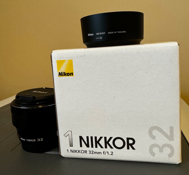 1 NIKKOR 32mm f/1.2 in Cameras & Camcorders in Mississauga / Peel Region - Image 3