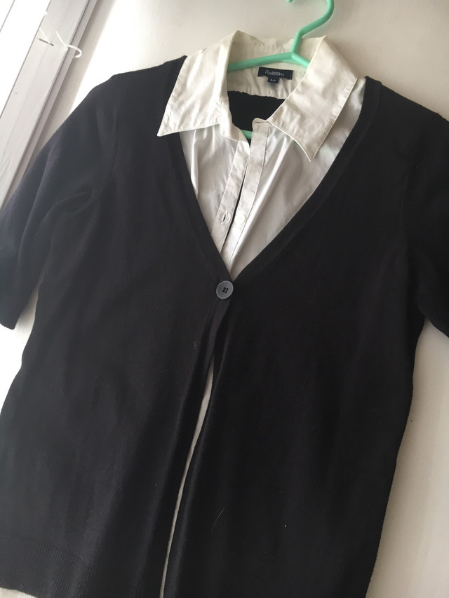 Reitmans dress shirt and cardigan - size small in Women's - Tops & Outerwear in City of Toronto - Image 2
