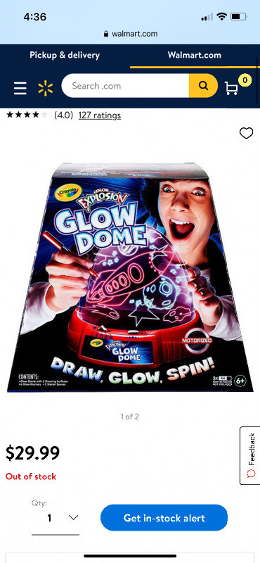 Crayola glow dome in Toys & Games in Saint John - Image 2