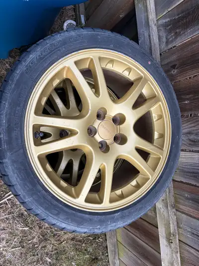 Bought the tires for my wrx and no longer have it. Not even driven one season with them. Can send mo...