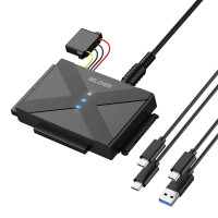 USB 3.2 Gen 1 to SATA or IDE Adapter External Hard Drive 2.5/3.5