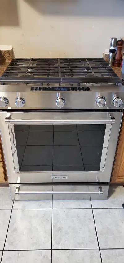 KitchenAid  stainless steel slide in dual energy, View more