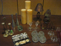 Various candle holders *Downsizing*