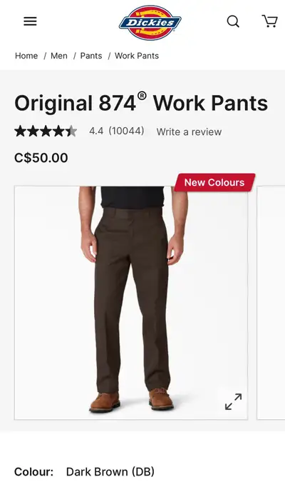 Dickies Original 874 work pants, View more