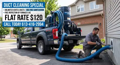 Prevent Fires & Breakdowns $120 Duct Cleaning + FREE Inspections, View more