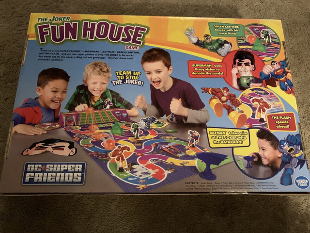 RARE DC Super Friends The Joker Fun House Board Game in Toys & Games in Oshawa / Durham Region - Image 2
