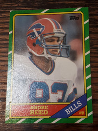 1986 Topps Football Andre Reed Rookie Card #388