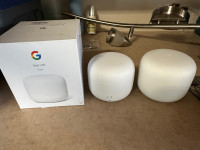 Google Nest Wifi 2 Routers and 1 Access Point