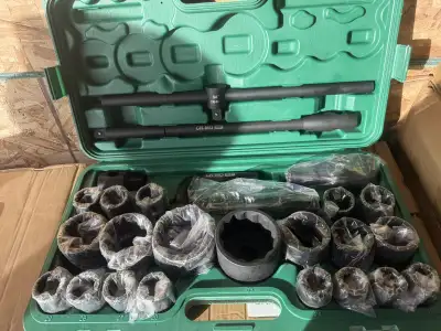 3/4” & 1” Drive SAE 12-Point Impact Socket Set – 26Pcs Cr-Mo , View more