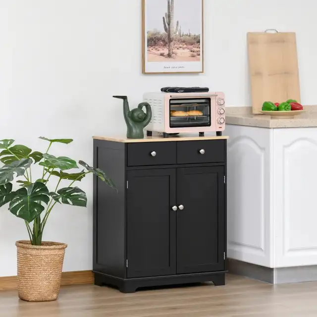 Kitchen Storage Cabinet, Sideboard Buffet Cabinet with Solid Woo in Hutches & Display Cabinets in Markham / York Region - Image 3
