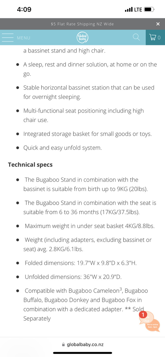 Bugaboo stand (compatible with bugaboo cameleon, donkey) in Strollers, Carriers & Car Seats in City of Toronto - Image 4