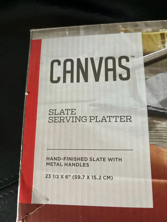 Slate serving platter  (NEW)65565394390531122
