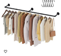 72” Pipe Clothing Rack