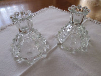 Imperial Glass Candlewick candle holders