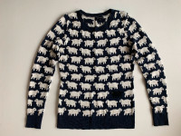 RW&Co Women’s sheep pattern sweater