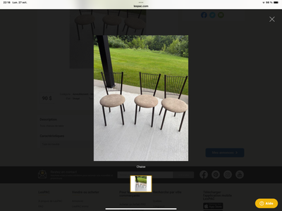 Chaises de table, View more