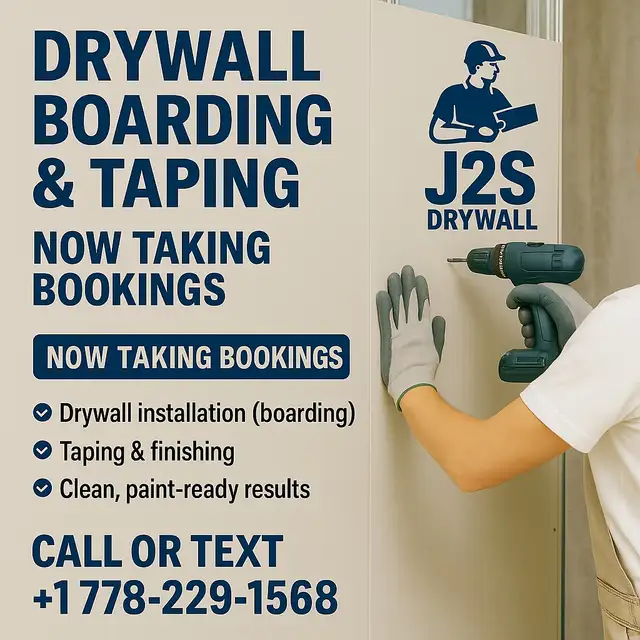Drywall installation and taping628632487848991226