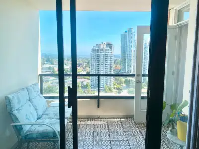 ️ Private Room + Bath + Balcony in High-Rise Burnaby Condo | Aug 1 Super private layout: Your own fu...