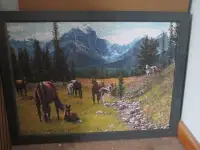 framed puzzle #2 - Horse Meadow