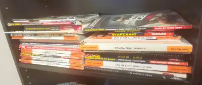 Have a complete list of strategy guides as listed below, all have individual pricing. Pick up in wes...