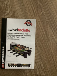 Raclette- swivel type