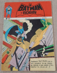Bande Dessinée Batman et Robin 1973 No 17 Francaise