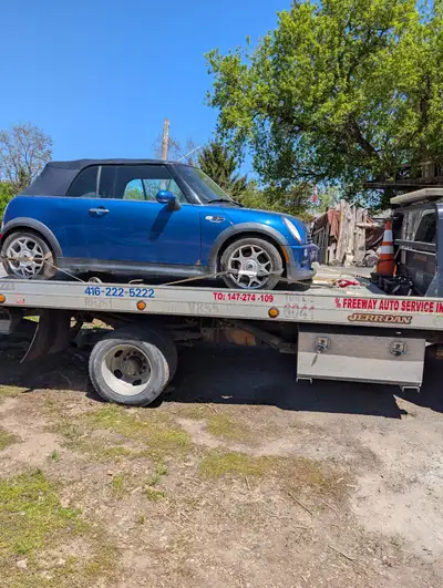 Parting out 2006 mini convertible. 6 speed manual tranny. All parts available car is located west of...